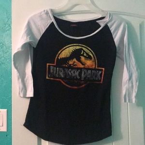 Jurassic Park 3/4 Sleeve Tee